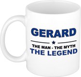 Gerard The man, The myth the legend cadeau koffie mok / thee beker 300 ml