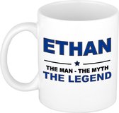 Ethan The man, The myth the legend cadeau koffie mok / thee beker 300 ml