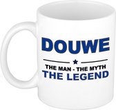 Douwe The man, The myth the legend cadeau koffie mok / thee beker 300 ml