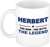 Herbert The man, The myth the legend cadeau koffie mok / thee beker 300 ml