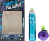 Tigi Bed Head Pumped & Polished Gift Set 340ml Hair Spray + 200ml Heat Protectant