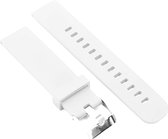Horlogeband van Siliconen voor Xiaomi Huami Amazfit Stratos 3 | 22 mm | Horloge Band - Horlogebandjes | Wit