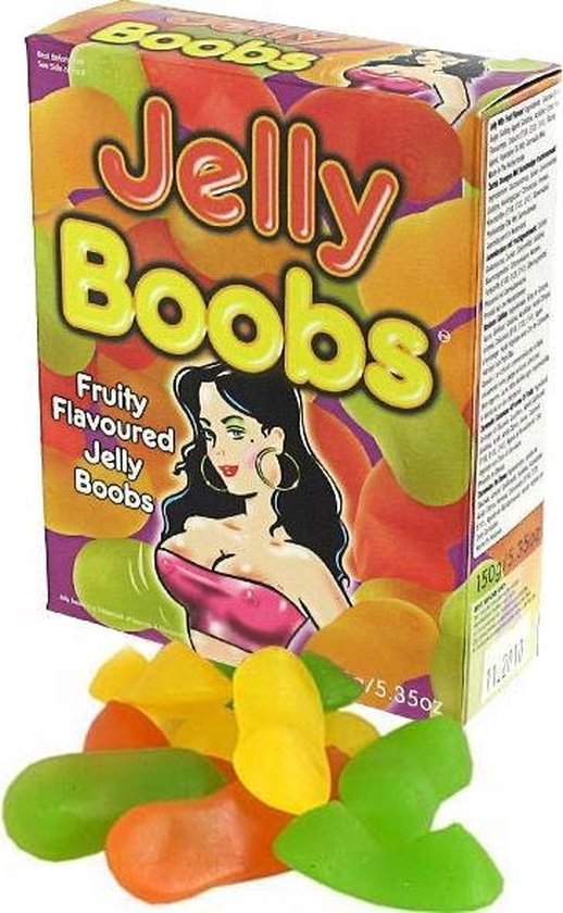 Jelly Boobs 150 Gram Overheerlijke Snoepjes In De Vorm Van Borsten Jelly Boobs 7327