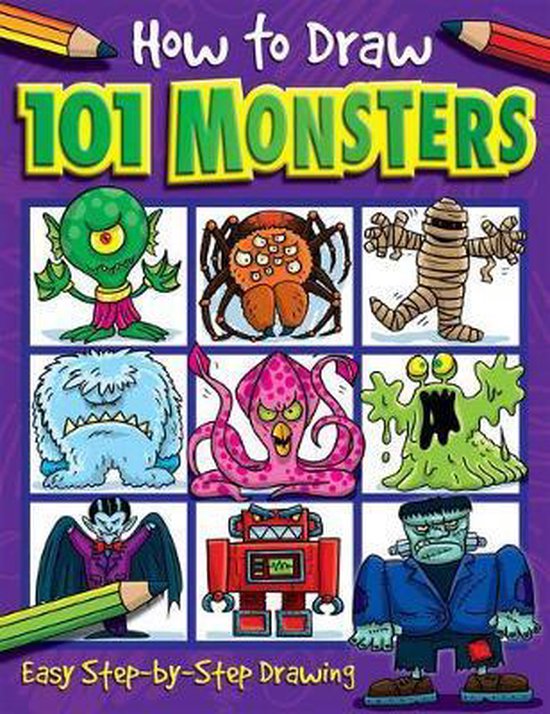 How To Draw 101- How to Draw 101 Monsters - A Step By Step Drawing ...