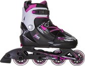 Fila X One Inlineskates - Maat 32-35 - Meisjes - zwart/roze/wit