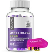 Ginkgo Biloba - Vegan - 120 Capsules - OstroVit