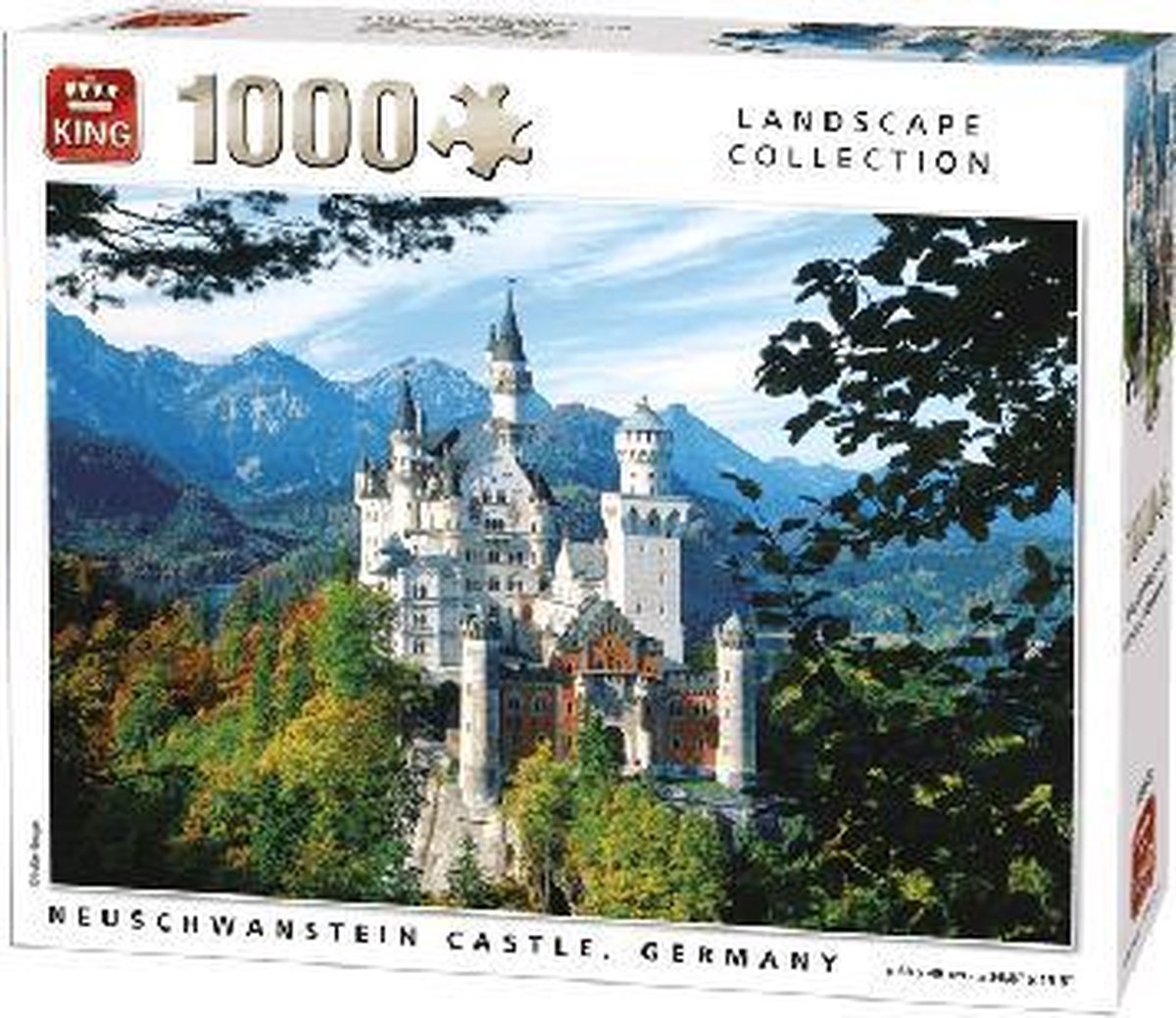 Kasteel- Legpuzzel - 1000 stukjes - Neuschwanstein kasteel - Duitsland | bol