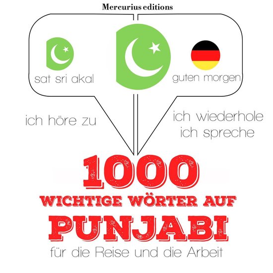1000 wichtige Wörter auf Punjabi für die Reise und die Arb ... - cover