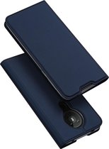 Luxe blauw agenda wallet hoesje Nokia 5.3