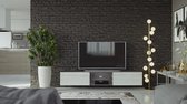 VIGO II Zwevend TV Meubel inclusief LED - TV Meubel Monaco Eik  / Grijs- TV Kast Meubel - Modern Design - 30x180x40 cm