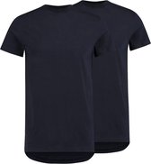 RJ Bodywear Everyday - Amsterdam - 2-pack - T-shirt O-hals breed - donkerblauw -  Maat XXL