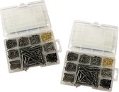 Set van 1950 metalen spijkers (mix assortiment, 13-80 mm lengte)