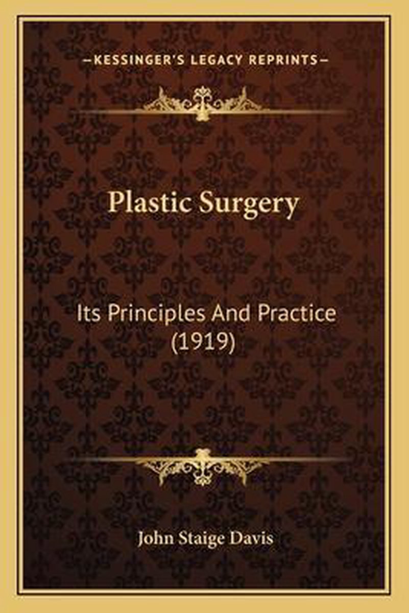 Plastic Surgery van John Staige Davis
