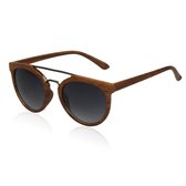 Wooden bridge | trendy zonnebril en goedkope zonnebril (UV400 bescherming - hoge kwaliteit) | Unisex  | zonnebril dames  & zonnebril heren