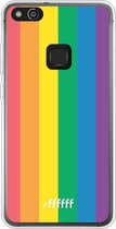 Huawei P10 Lite Hoesje Transparant TPU Case - #LGBT #ffffff