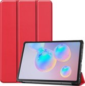 Samsung Galaxy Tab S6 Lite Hoes Book Case Hoesje - Rood