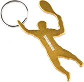 Munkees Flesopener Basketbalspeler Goud Staal 5,8 Cm