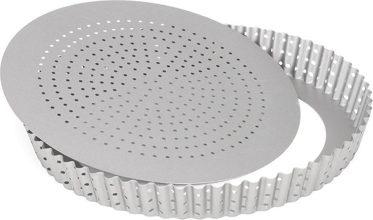 Patisse Silver-Top Quichevorm Geperforeerd Losse Bodem Ø28cm
