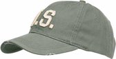Fostex Garments - Baseball cap stone washed US (kleur: Groen / maat: NVT)
