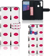 Telefoonhoesje Motorola G8 Power Beschermhoes Lipstick Kiss