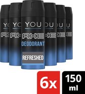 Axe Refreshed Bodyspray Deodorant - 6 x 150 ml - Voordeelverpakking