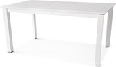 Beach7 Avalon verstelbare eettafel 330/220 x 110 x 76 wit 240/160 x 90 x 76