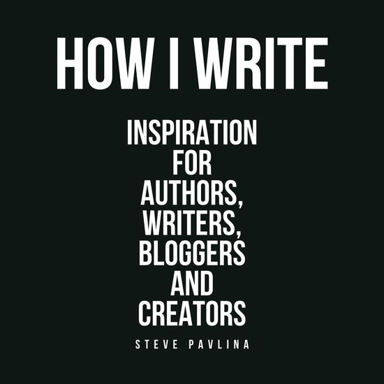 How I Write - cover
