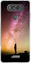 LG V20 Hoesje Transparant TPU Case - Watching the Stars #ffffff