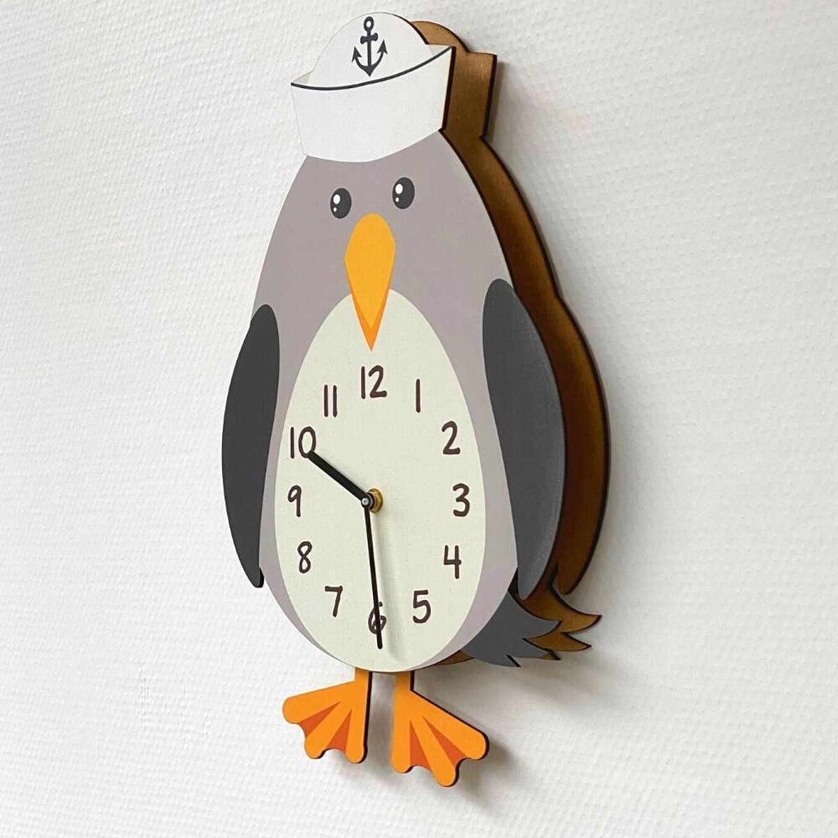 Horloge Enfant Pingouin