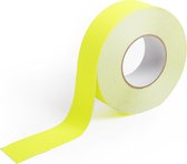 Antislip tape - markeringstape - vloertape fluoriserend geel B=50mm L=18,3m
