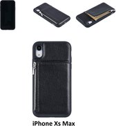 UNIQ Accessory iPhone XR Kunstleer Backcover hoesje met rits - Zwart