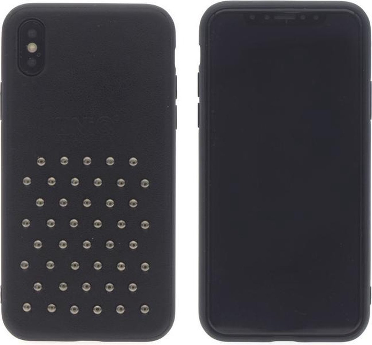Backcover hoesje voor Apple iPhone X- Apple iPhone Xs - Zwart- 8719273252123