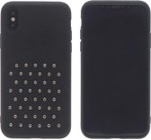 Backcover hoesje voor Apple iPhone X- Apple iPhone Xs - Zwart- 8719273252123