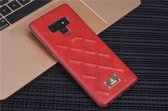 UNIQ Accessory Galaxy Note 9 Kunstleer Hard Case Back cover - Rood (N960F)- 8719273285329