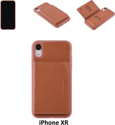 UNIQ Accessory iPhone XR Kunstleer Backcover hoesje - Bruin