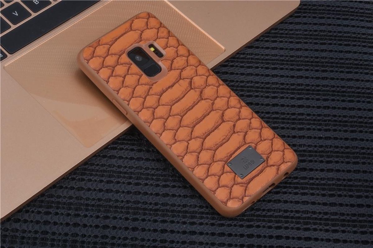 UNIQ Accessory Galaxy S10 Kunstleer Hard Case Back cover - Bruin (G960)