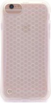 HONINGGRAAT MOTIEF EN STRUCTUUR SOFTCASE COVER BACKCOVER HOESJE VOOR APPLE IPHONE 7/8- WIT