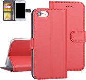 Rood iPhone 7-8 Book Case hoesje - Pasjeshouder