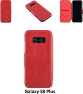 UNIQ Accessory Rood hoesje Galaxy S8 Plus - Luxe Book Case (G955F)