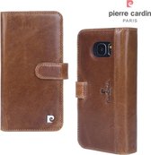 Samsung Galaxy S7 Edge hoesje - Pierre Cardin - Bruin - Leer