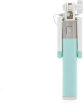 Earldom - Selfie Stick - met shutter knop - Uitschuifbaar Groen - Aux kabel