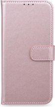 Roze hoesje Samsung Galaxy J6 (2017) Book Case - Pasjeshouder - Magneetsluiting (J600F)