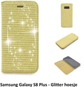 Goud hoesje Galaxy S8 Plus Book Case - Pasjeshouder - Magneetsluiting (G955F)