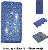 Blauw hoesje voor de Galaxy S9 Book Case - Pasjeshouder - Magneetsluiting (G960)