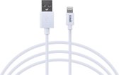 UNIQ Accessory MFI Lightning USB Kabel 2.4A (1m) - Wit