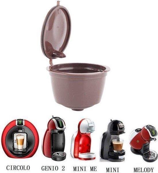 handelaar Verstrooien pomp Set van 5 herbruikbare Dolce Gusto koffie capsules - Hervulbare cups -  Duurzaam | bol.com