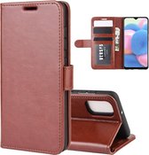 Samsung Galaxy A41 hoesje - Wallet bookcase - Bruin - GSM Hoesje - Telefoonhoesje Geschikt Voor: Samsung Galaxy A41