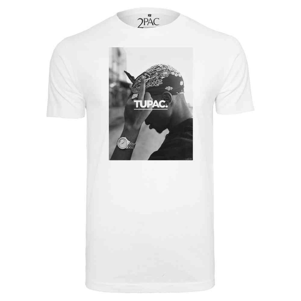 Mister Tee Tupac 2Pac F*ck The World Heren Tshirt 4XL Wit