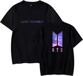 BTS Bangtan Boys Love Yourself Shirt Zwart - Maat S