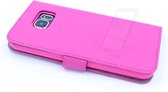 Roze hoesje voor de Galaxy S6 - Book Case - Pasjeshouder - Magneetsluiting (G920F)